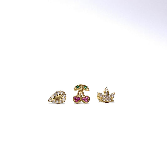 Set 3 cercei piercing