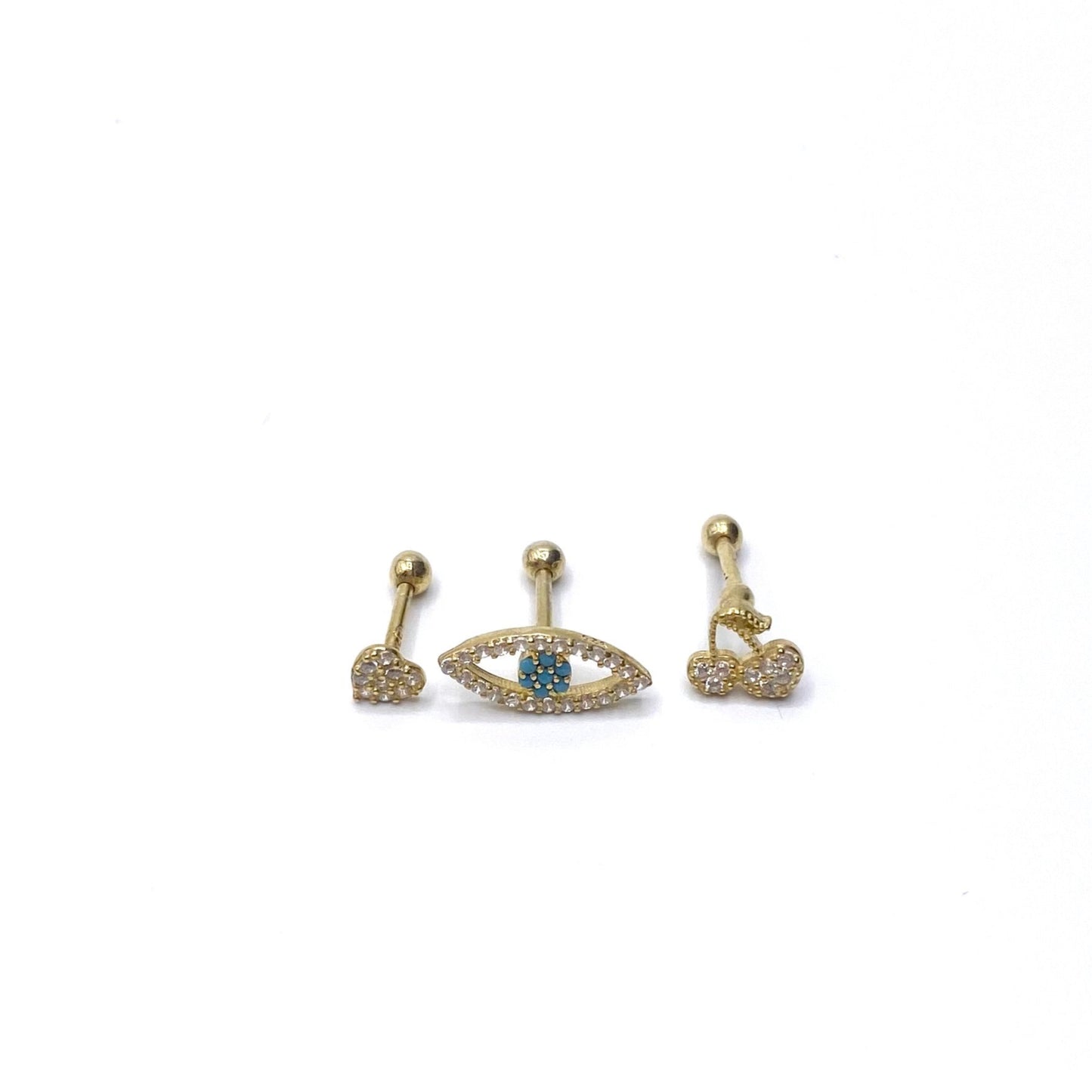 Set 3 cercei piercing