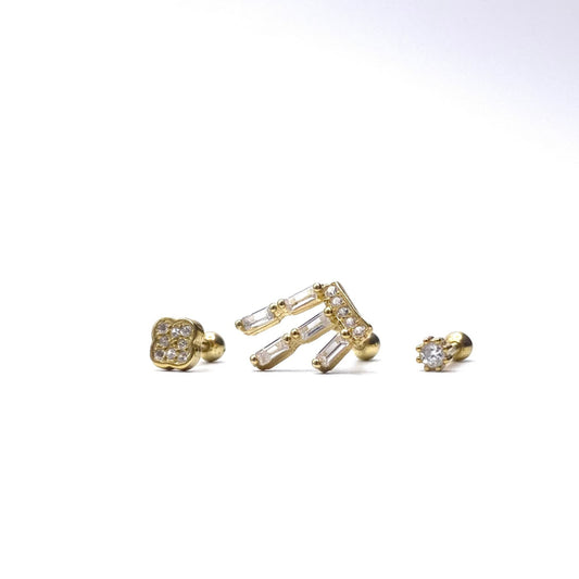 Set 3 cercei piercing